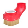 Daedalus NL330 CNC Dust Shoe, 80mm, Red
