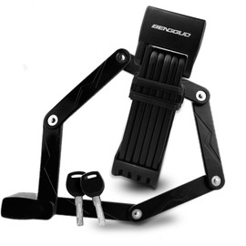 VELLUSTRA Faltschloss Fahrrad, Fahrradschloss, Faltschloss Fahrrad 80 cm mit 2 Schlüsseln, Diebstahlsicher, Robustes Fahrradschlösser aus Gehärtetem Carbonstahl, Fahrradschloss hohe Sicherheit