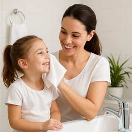 Paños Lavado Lujo Ducharse Gruesos Suaves 100 Algodón Paquete Toallas Faciales Absorbentes Baño Gimnasio Spa Ideales