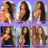 Human Braiding Hair for Boho Braids 110g 22 Inch Deep