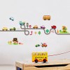 DaraBaby Vinil Decorativo Infantil Pista Autos Carritos Habitación