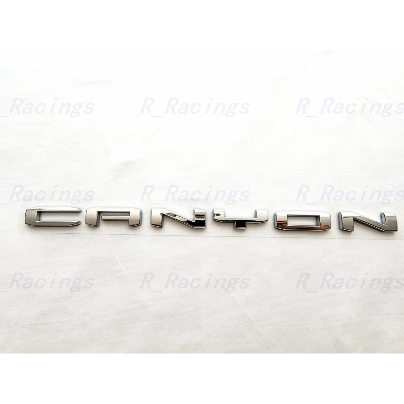 GMC 1PC Chrome Rear Tailgate Conner Canyon Letter Emblems 2021-2022