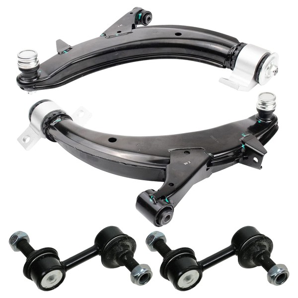 TRQ Front Suspension Kit Control Arm with Ball Joint Sway