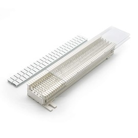 InstallerParts 66 Punch Down Block - Terminating Block for Data Network Wiring, Telephone Punch Down Cabling, Wire Termination - White