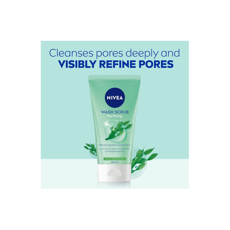 Nivea Visage 2 In 1 Wash And Scrub Daily Essentials