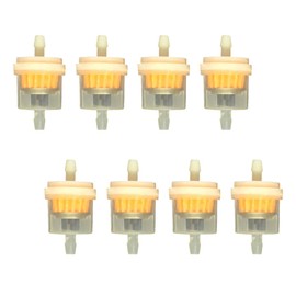 KYLOS 8Er Set Benzinfilter Kraftstofffilter Universal Sprit Filter 6Mm Pkw Kfz Auto Automobil Verschmutzungsgrad Aufgrund Der Transparenten Bauweise Leicht Erkennbar