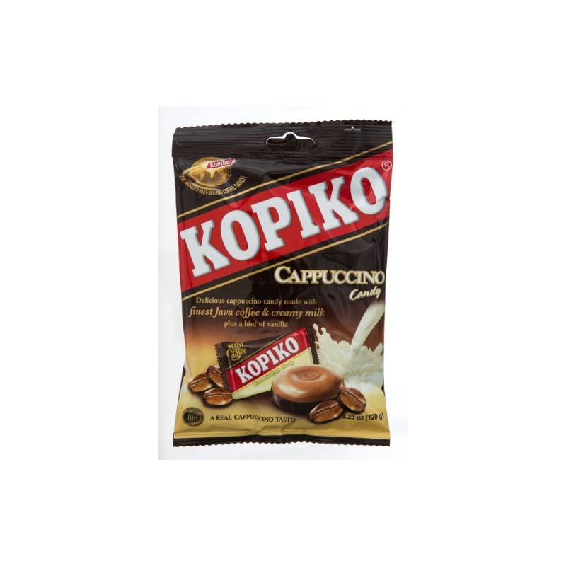 Kopiko Snack Candy Cappuccino, 4.23-Ounce (Pack of 8)
