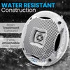 Pyle-Lanzar Pyle Single-DIN Bluetooth Marine MP3 Radio, 2x 6.5” 400W