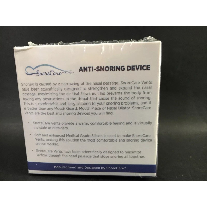 SnoreCare Anti Snoring Device Nose Vents 2 Large Sets 2