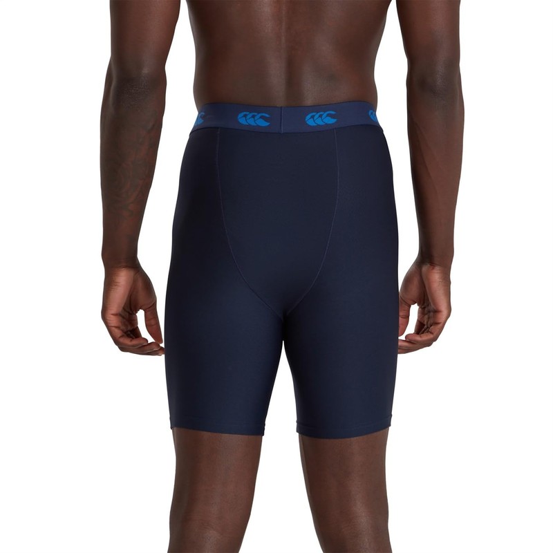 Canterbury Men's Thermoreg Base Layer Shorts, Navy, 3X-Large