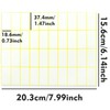 38x19mm,1200PCS Matte White Labels Stickers Small Sticky Labels Name Labels