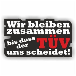 Until the TÜV Shocker Hand Car Sticker Tuning OEM DUB Decal Sticker Bomb Bombing Fun