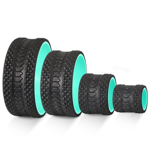 Back Roller - Back Stretcher, Back Cracker, Yoga Wheel Set