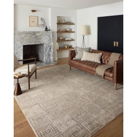 Loloi Darby Collection DAR-05 Beige/Grey 6'-7" x 9'-3" Area Rug