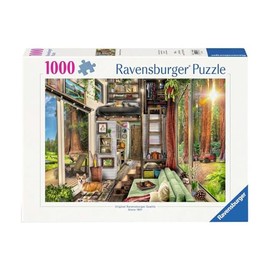 Ravensburger Redwood Forest Tiny House 1000 Piece Jigsaw Puzzle for Adults - 12000634 - Handcrafted Tooling, Made in Germany, Every Piece Fits Together Perfectly