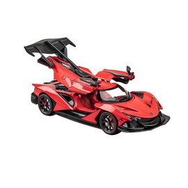 Toy Car Model Apollo IE 1/24 Red Alloy Collectible Diecast Vehicles with Lights and Sounds