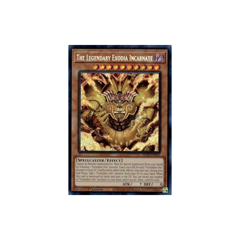 The Legendary Exodia Incarnate - BLTR-EN051 - Secret Rare -