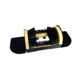 Trademark Innovations - Rascador Limpiador de Cepillo para Polvo para Botas y Zapatos para Barro al Aire última intervensión con Lados Plegables