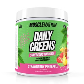 Muscle Nation Daily Greens Strawberry Pineapple 180g