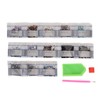 8Pcs Rhinestone Painting Coasters Assorted Style Strong Stickiness Odourless Coaster