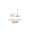 METALLIXITY Upholstery Nail Tacks (18x50x1.4mm) 40Pcs, Iron Flat Head Push