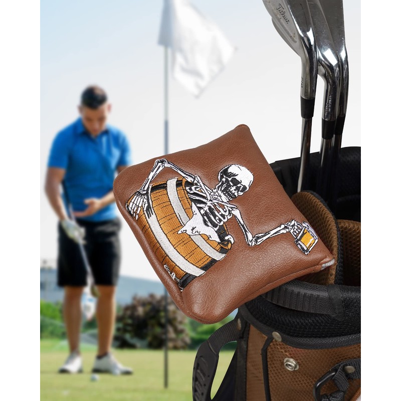 Big Teeth Square Mallet Putter Cover Magnetic