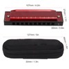 Harmonica C Key 10 Holes Diatonic Scale Mouth Organ Musical