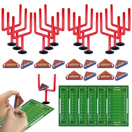 30 PCS Mini Flick Football Games Mini Table Top Sports Games with Foam Footballs Goal Post and Cards Finger Toys Office Indoor Football Sports Party Favors Birthday Gifts Office Desk Toys