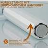 Roller Shutter Crank Rod 150 cm, Hand Crank for Spherical