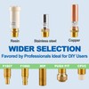 AquaNeurk Stainless Steel Water Hammer Arrestor, 3/4 Inch MHT Straight