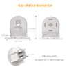 Blind Replacement Parts for 1.5”/38mm Shade Tube, Mounting Bracket for