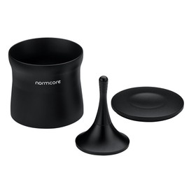 Normcore 51mm Magnetic Dosing Cup, Barista Espresso Coffee Grinder Dosing Tools Fit 51mm Delonghi Dedica & La Specialista Portafilter, Matte Black Anodized Aluminum