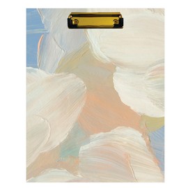 Blue Sky Clipfolio, Letter Size, Non-Dated, Matte Laminate Cover, Clipboard & Notepad, Professional Portfolio for Office, School and Meetings (Nickelson Matte)