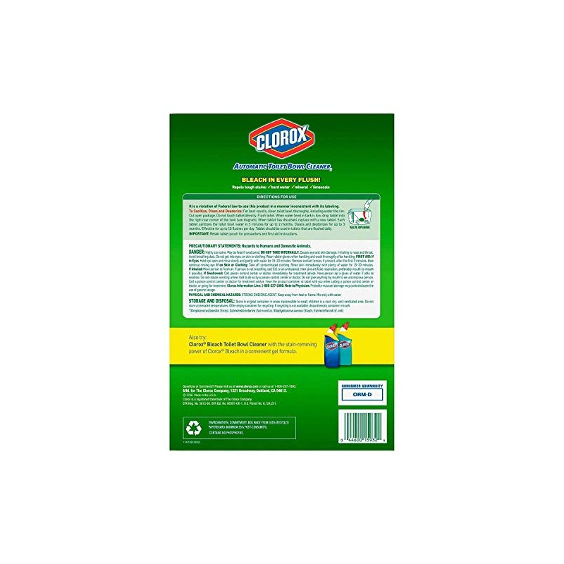 Clorox Limpiador Automático Inodoro Onzas Paquete