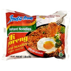 Indomie - Instant Noodles, Stir Fry Ramen, Halal Certified, Original Flavor, (Pack of 20)