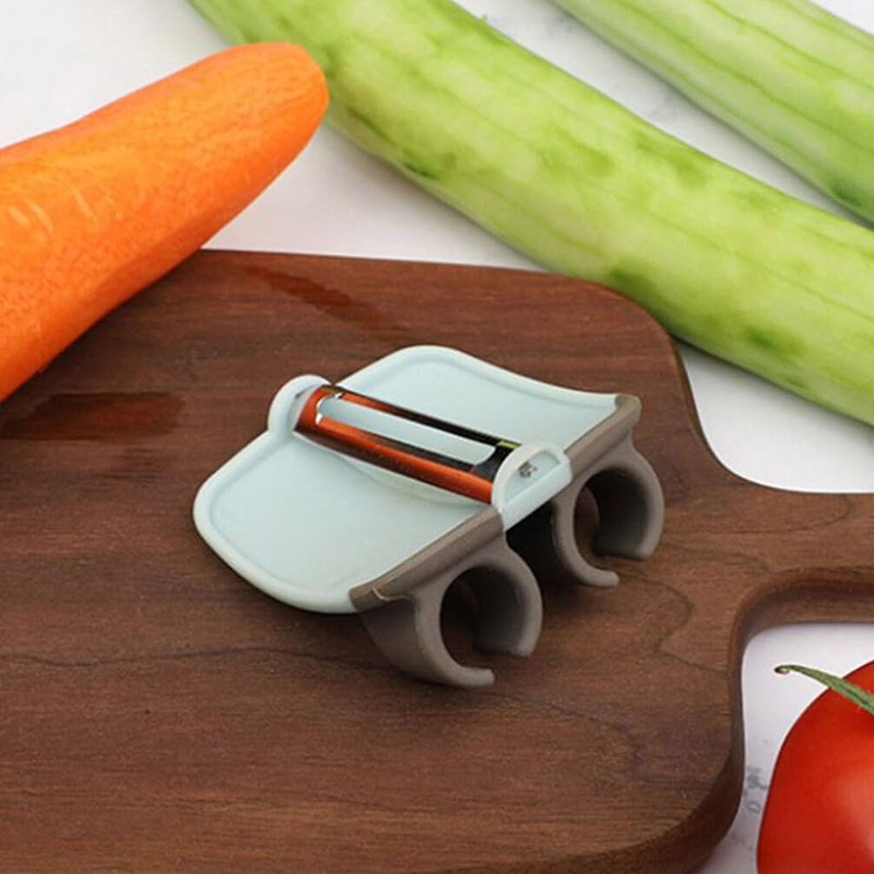 Kichvoe Vegetable Peeler Ergonomic Thumb Peeler for Effortless Fruit and