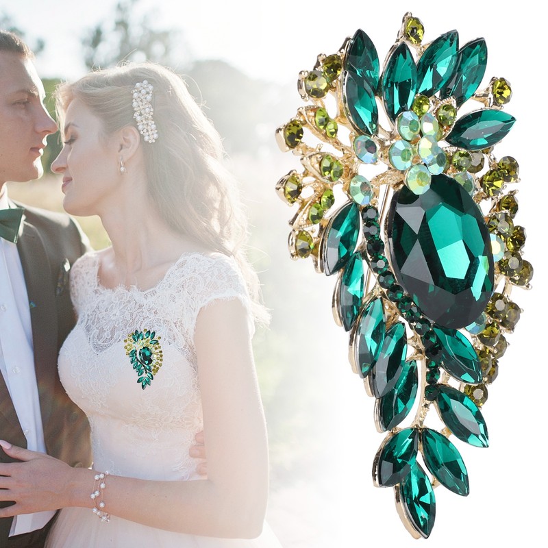 2Pcs Corsage Brooch Fashion Retro Exquisite Alloy Pins Applique Clothing