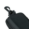 Glasses Case, Urethane, Semi-Hard Case, Square (Zipper Type, Hook), Matte