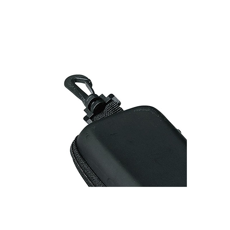 Glasses Case, Urethane, Semi-Hard Case, Square (Zipper Type, Hook), Matte