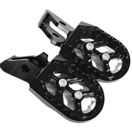 Motorcycle Foot Pegs Dirt Bike Foot Pegs Pedals for Surron Ultra Bee, Surron Accessories, 7075 Aluminum, Black