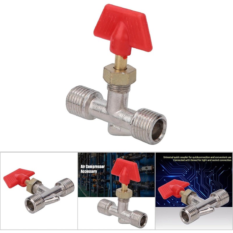 Air Compressor Accessory-5 Pcs Needle Valve 1/4in Float Ball Valve