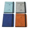 ROUGH FIT Passport Holder, Premium PU Leather Passport Cover with