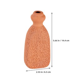 Beavorty Handmade Natural Terracotta Foot Scrubber - Pumice Stone - Natural Exfoliating Tool For Soft Feet Hard Skin Remover Women Men Brown