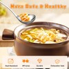 BOSMIOW 4 Pack Stainless Steel Heavy Round Ladle,8 Inch Long