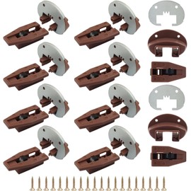 Drawer Guide Repair, 10 Sets Dresser Drawer Slides Replacement Kit Compatible with Kenlin Rite-Trak II