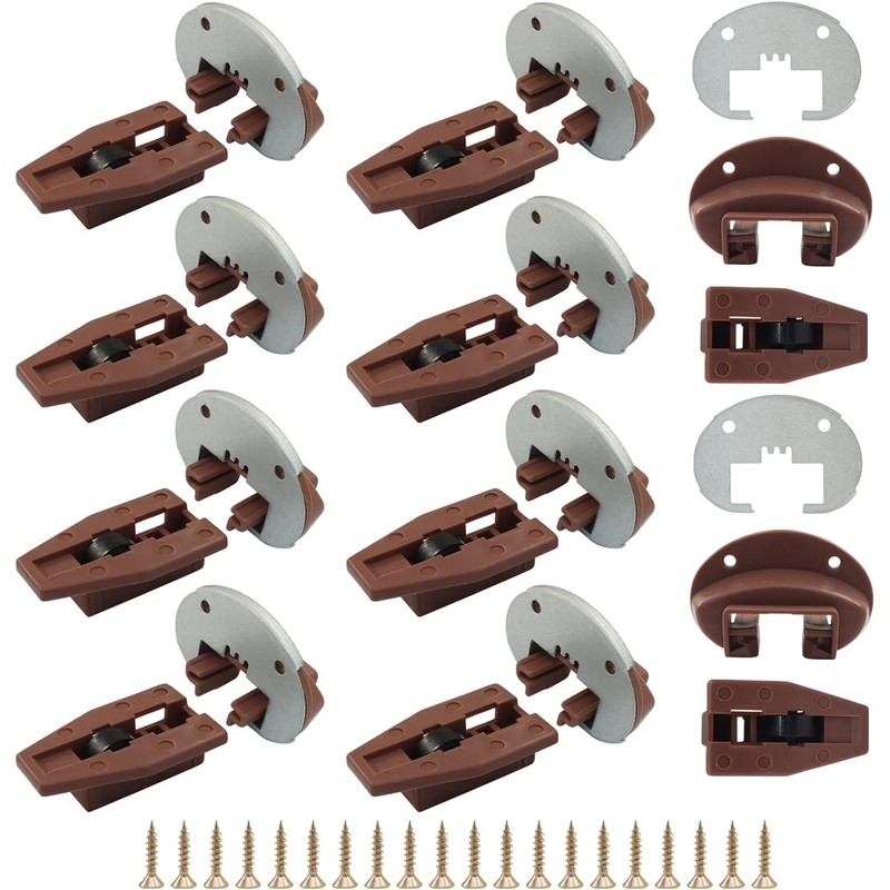 Drawer Guide Repair, 10 Sets Dresser Drawer Slides Replacement Kit