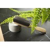 Hair Brush, Natural Wood, Beach Tree, Handle, Easy Styling, Rubber