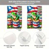 Blissyard American Flag Coqui Frog Puerto Rico Flag 12x18 Inch
