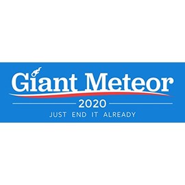 Giant Meteor 2020 Bumper Sticker