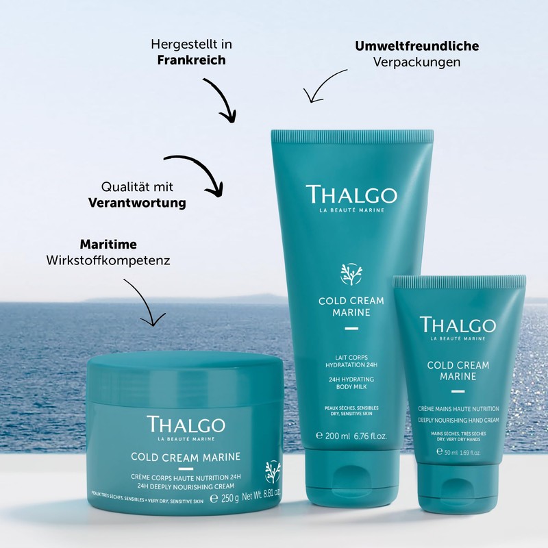 THALGO Moisturising Body Cream - Intensive Care for Dry Skin,